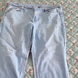 American Eagle Outfitters Light Blue Stretch Denim